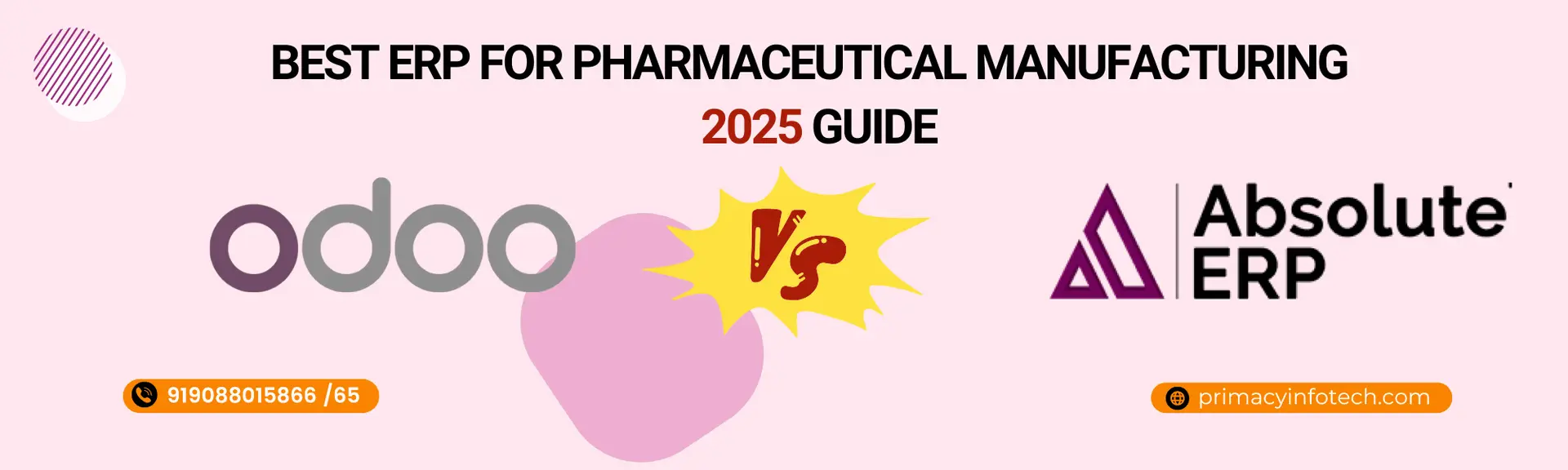 Best ERP for Pharmaceutical Manufacturing: Odoo vs Absolute ERP (2025 ...