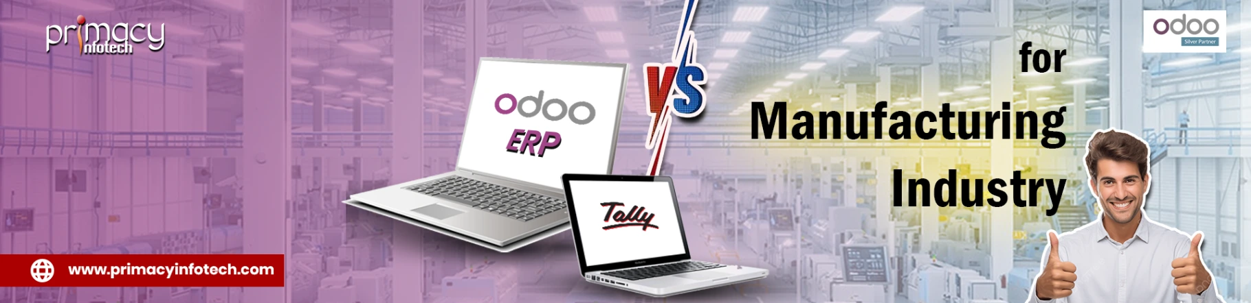 Odoo ERP vs Tally for Manufacturing Industry | 2026 Guide